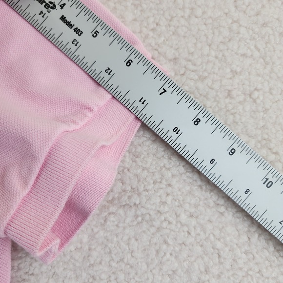 Polo Ralph Lauren Short Sleeve Cotton Pique Polo Shirt Mens Small Pink - Picture 7 of 9